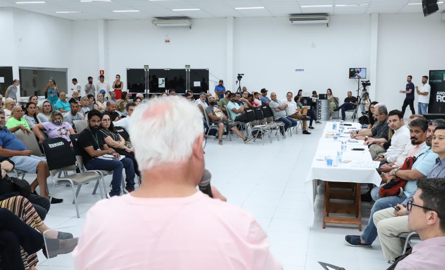 Segundo dia de audiência pública da Ponte de Guaratuba tem ampla participação popular Foto: Rodrigo Felix Leal/SEIL