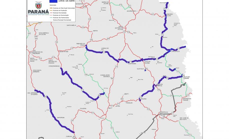 Governo prepara investimento em 922 km de rodovias de três regiões do Paraná - Foto: DER