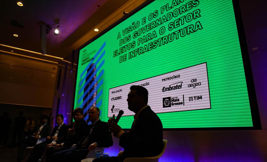 Em São Paulo, governador Ratinho Junior apresenta projetos de infraestrutura a investidores Foto: Jonathan Campos/AEN