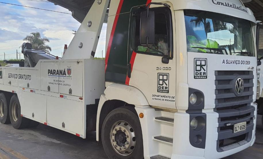 Guinchos do DER/PR começam a operar em 342,47 km de rodovias do Norte e Norte Pioneiro Foto: DER