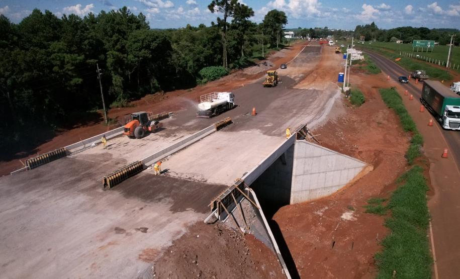 Com trecho do Show Rural pronto, duplicação da BR-277 alcança 63% de conclusão Foto: DER