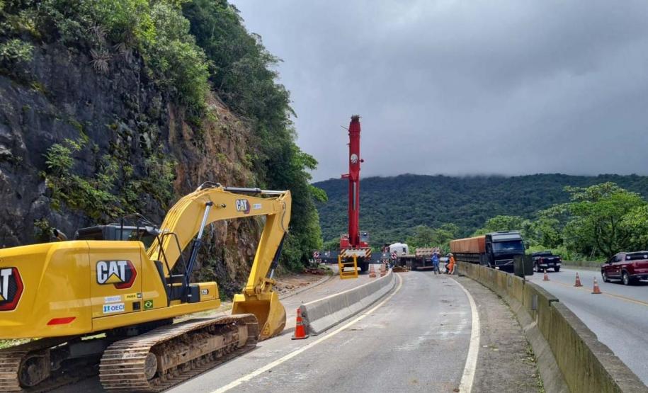 BR-277 terá restrição de tráfego de caminhões aos finais de semana no Litoral - Foto: DER