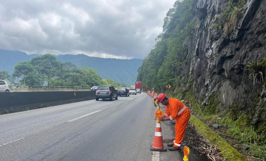 Obras do Estado na BR-277 não pararam no recesso e seguem em ritmo acelerado - Foto: DER