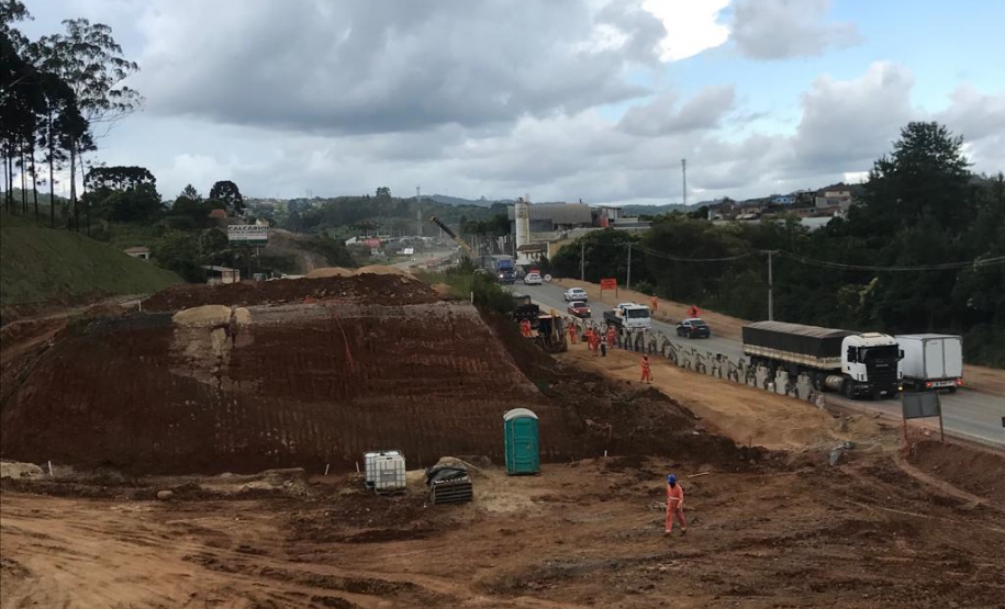 Com investimento de R$ 90 mi, duplicação da Rodovia dos Minérios atinge 50% de conclusão - Foto: DER