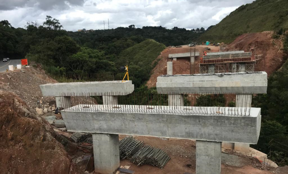 Com investimento de R$ 90 mi, duplicação da Rodovia dos Minérios atinge 50% de conclusão - Foto: DER