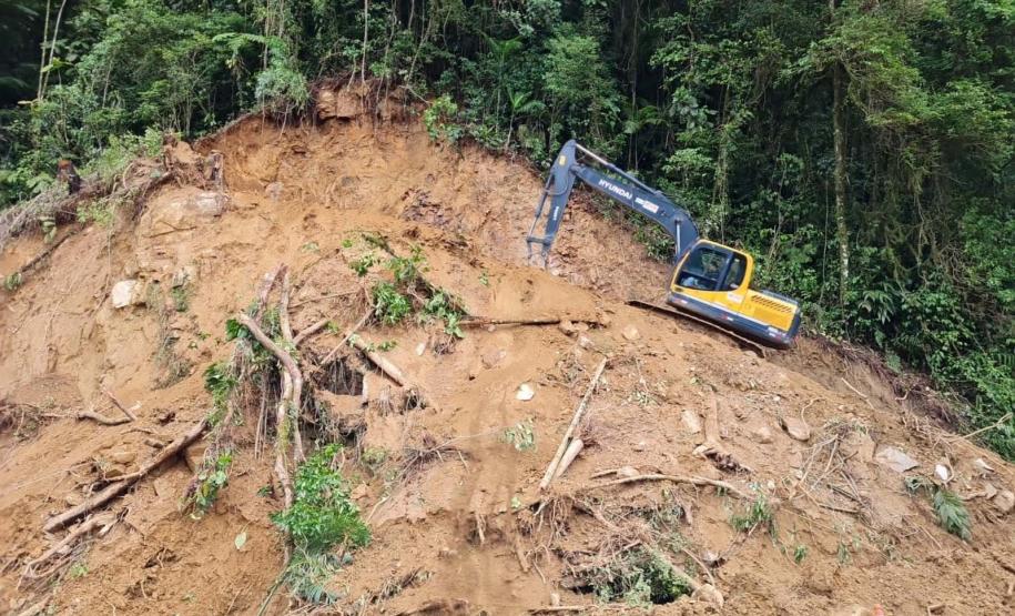 DER libera Estrada da Graciosa; chuvas e monitoramento das encostas podem levar a novos bloqueios - Foto: DER