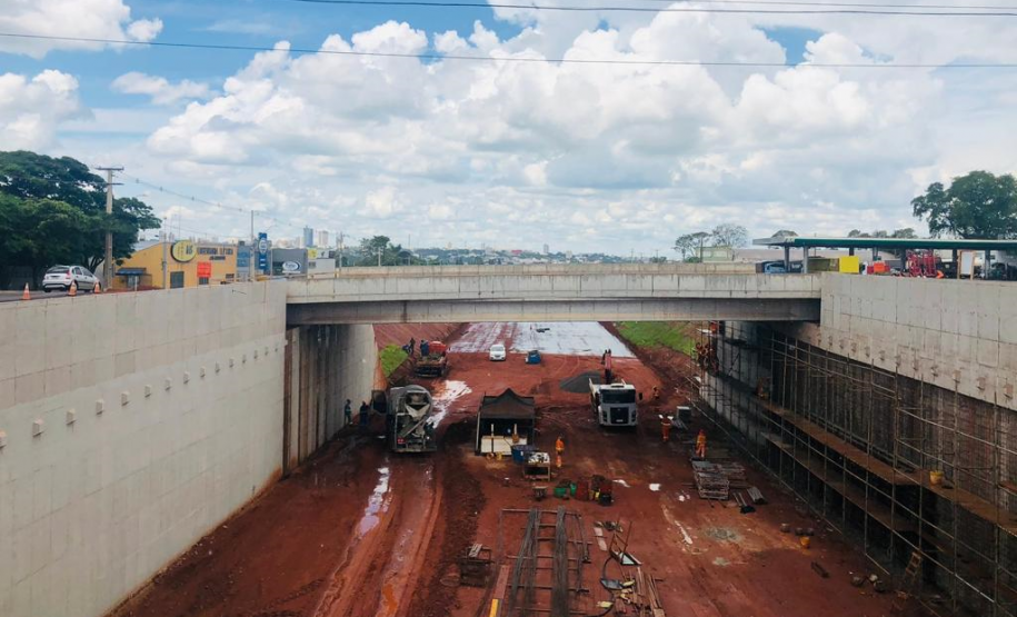 A todo vapor: duplicação do Trevo Gauchão conta 52 máquinas e 150 profissionais todos os dias Foto: DER