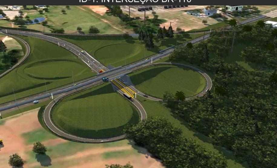 Governador anuncia pacote de obras de infraestrutura de R$ 3,4 bilhões. Na foto, projeto do corredor Metropolitano de Curitiba. Foto: Reprodução do projeto