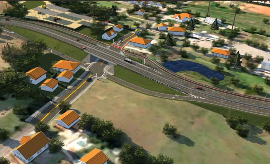 Governador anuncia pacote de obras de infraestrutura de R$ 3,4 bilhões. Na foto, projeto do corredor Metropolitano de Curitiba. Foto: Reprodução do projeto