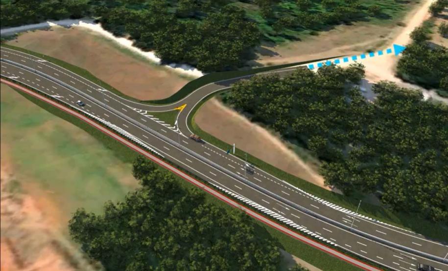 Governador anuncia pacote de obras de infraestrutura de R$ 3,4 bilhões. Na foto, projeto do corredor Metropolitano de Curitiba. Foto: Reprodução do projeto