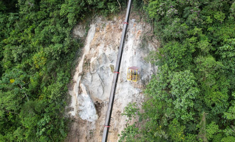 Para melhorar tráfego, BR-277 na Serra do Mar ficará sem guindastes durante o Carnaval Foto: Rodrigo Félix Leal/SEIL