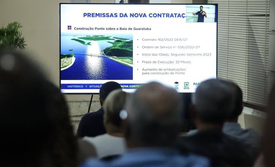 Em audiência pública, DER/PR debate contratação para travessia do ferry-boat de Guaratuba Foto: Rodrigo Felix Leal/SEIL