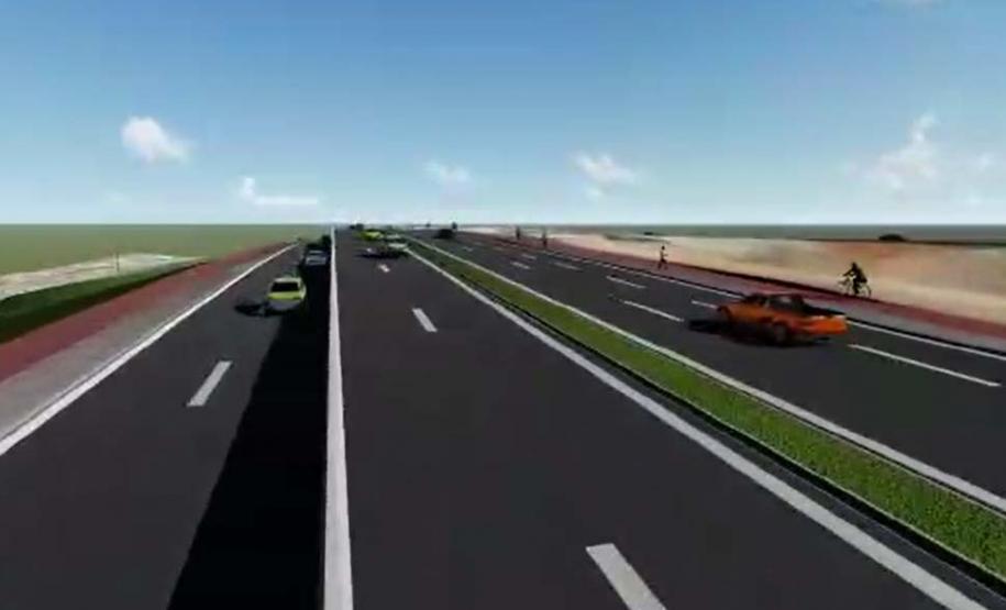 Governador anuncia pacote de obras de infraestrutura de R$ 3,4 bilhões. Na foto, projeto do corredor Metropolitano de Curitiba. Foto: Reprodução do projeto