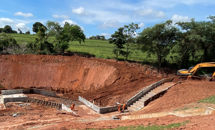 Obras de recuperação de rodovia em Tamboara, no Noroeste, entram na reta final Foto: DER
