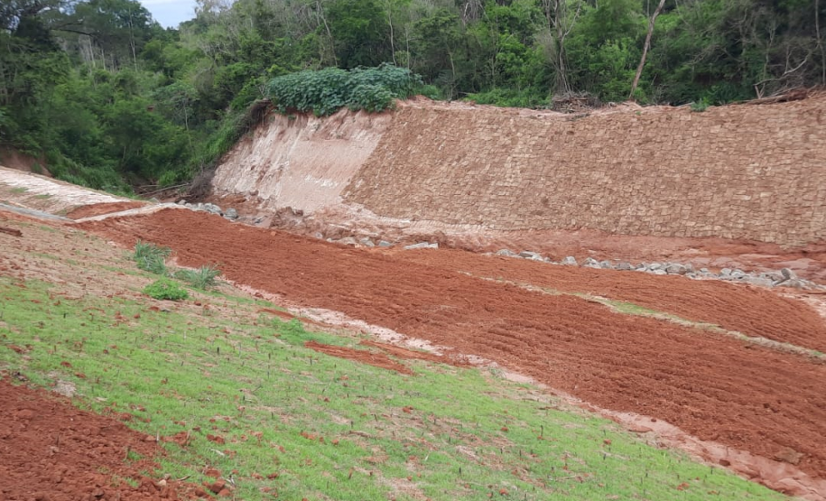 Obras de recuperação de rodovia em Tamboara, no Noroeste, entram na reta final Foto: DER