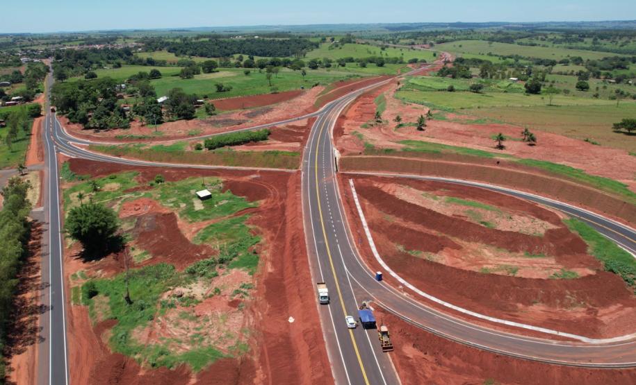 Estrada da Boiadeira atinge 99,8% de conclusão Foto: DER