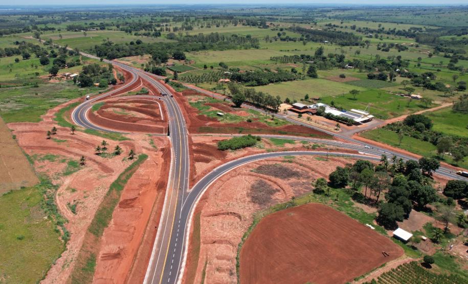 Estrada da Boiadeira atinge 99,8% de conclusão Foto: DER