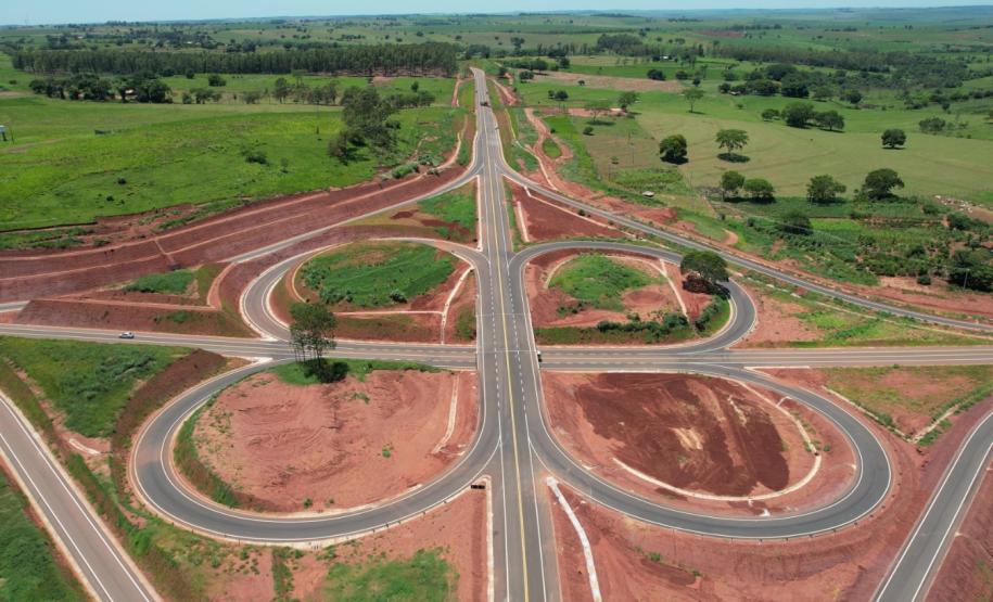 Estrada da Boiadeira atinge 99,8% de conclusão Foto: DER