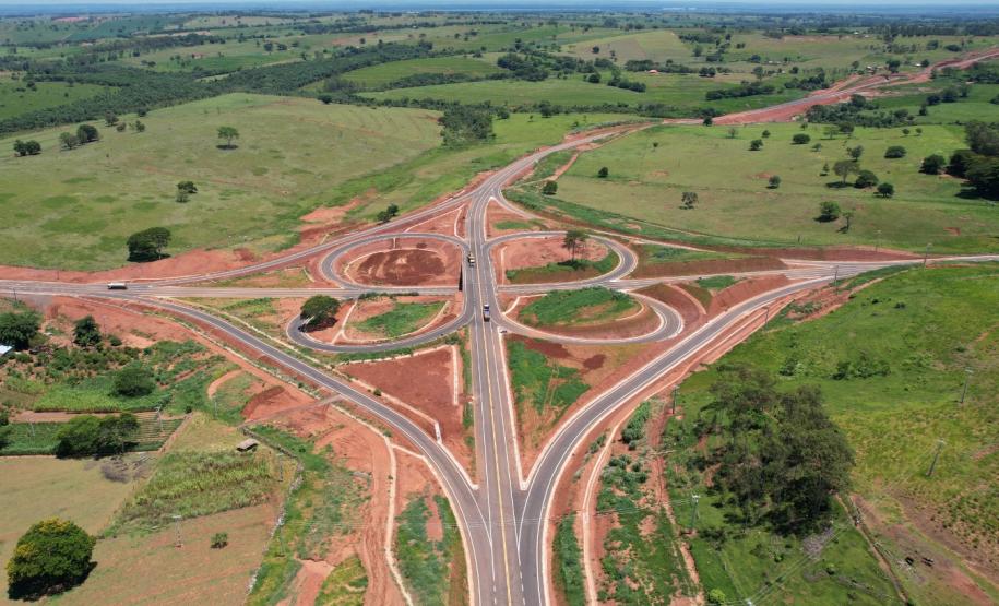 Estrada da Boiadeira atinge 99,8% de conclusão Foto: DER