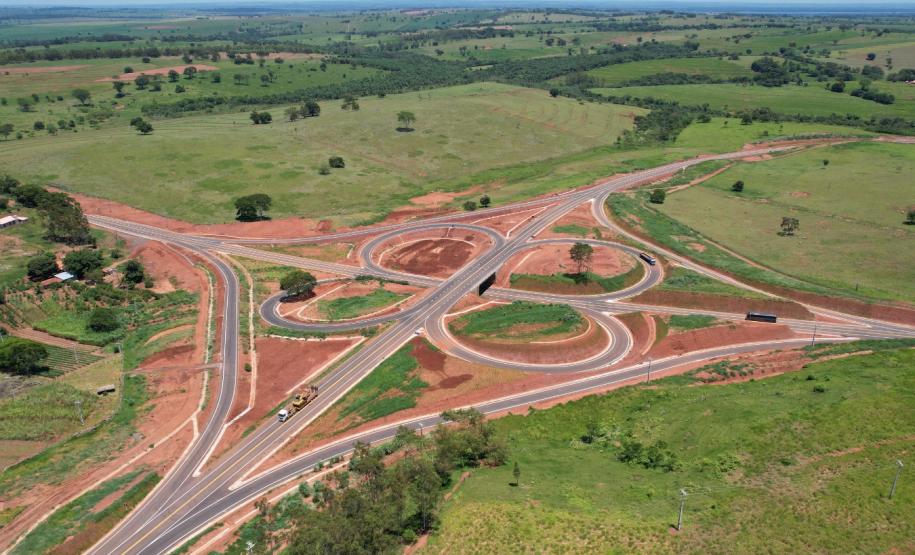 Estrada da Boiadeira atinge 99,8% de conclusão Foto: DER