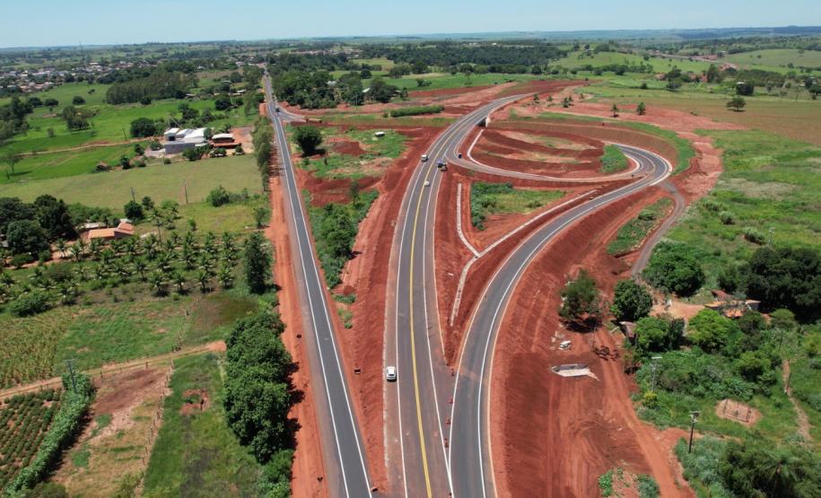 Estrada da Boiadeira atinge 99,8% de conclusão Foto: DER