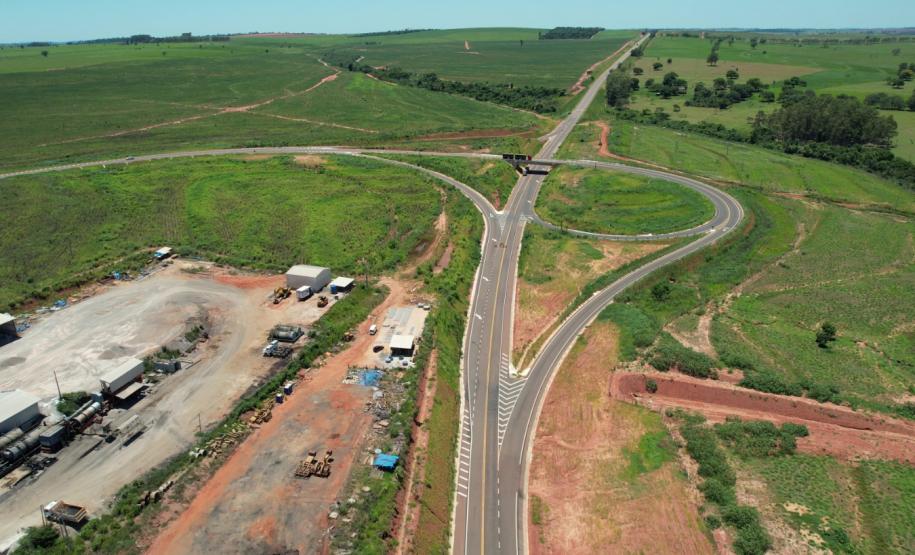 Estrada da Boiadeira atinge 99,8% de conclusão Foto: DER