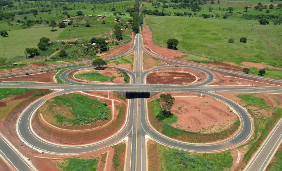 Estrada da Boiadeira atinge 99,8% de conclusão Foto: DER