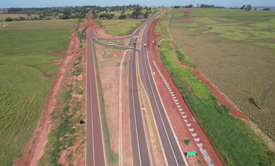 Estrada da Boiadeira atinge 99,8% de conclusão Foto: DER