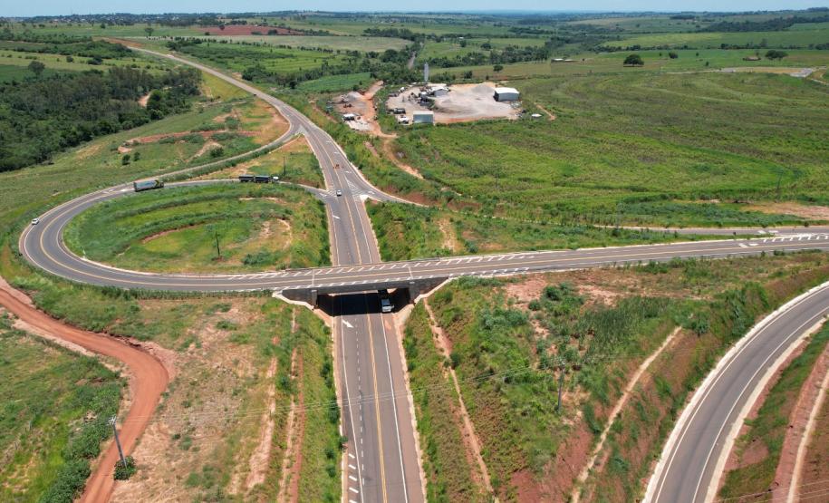Estrada da Boiadeira atinge 99,8% de conclusão Foto: DER
