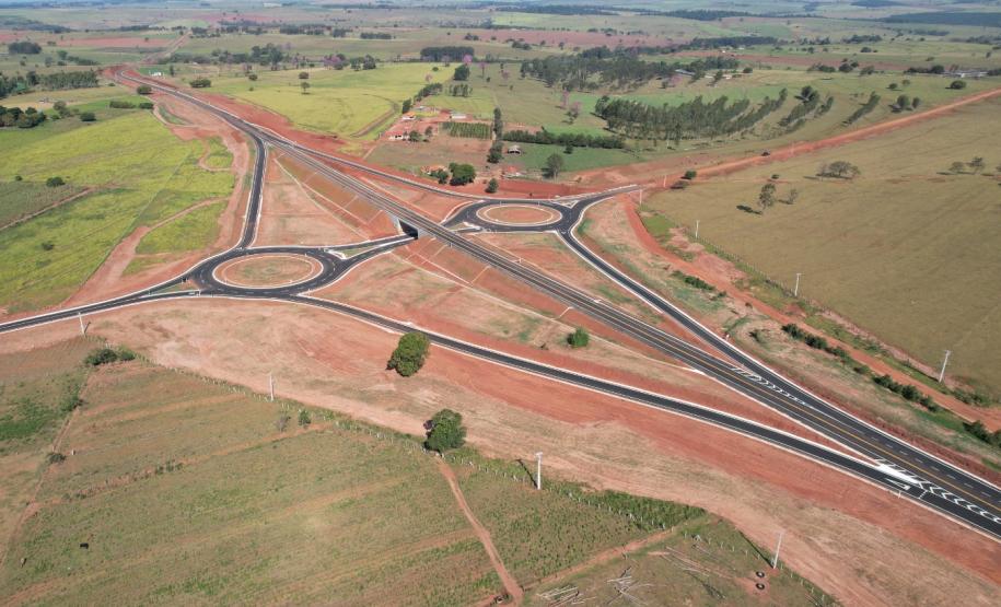 Estrada da Boiadeira atinge 99,8% de conclusão Foto: DER