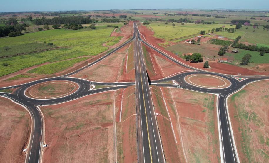 Estrada da Boiadeira atinge 99,8% de conclusão Foto: DER