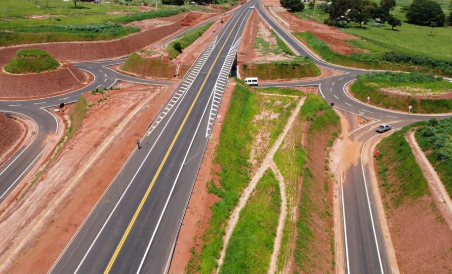 Estrada da Boiadeira atinge 99,8% de conclusão Foto: DER