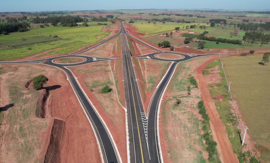 Estrada da Boiadeira atinge 99,8% de conclusão Foto: DER