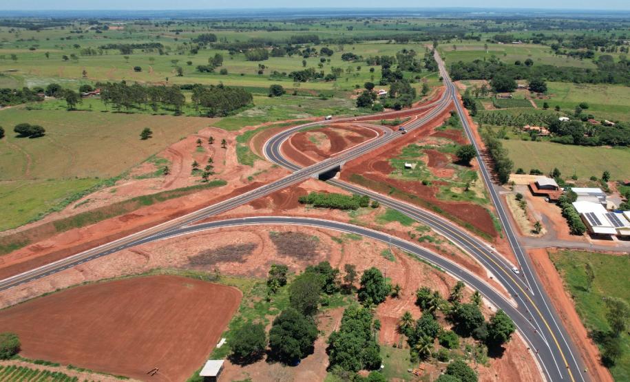 Estrada da Boiadeira atinge 99,8% de conclusão Foto: DER