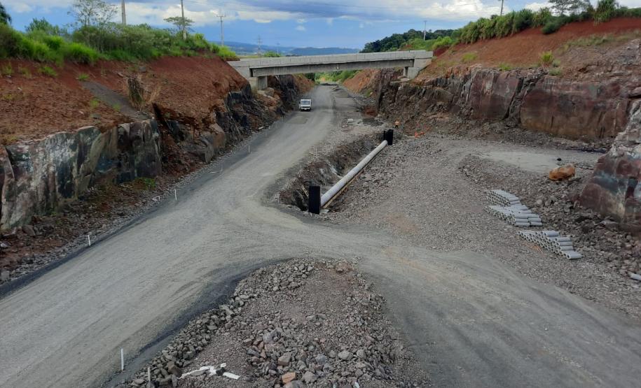 Com viadutos concluídos, novo Contorno de Francisco Beltrão entra na reta final Foto: DER
