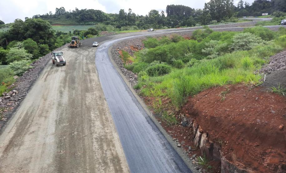 Com viadutos concluídos, novo Contorno de Francisco Beltrão entra na reta final Foto: DER