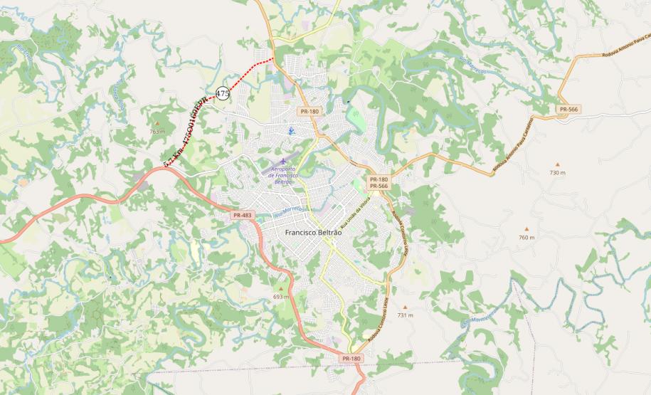 Com viadutos concluídos, novo Contorno de Francisco Beltrão entra na reta final Foto: DER