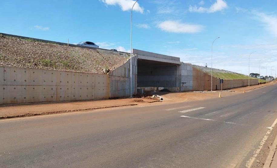 Duplicação da BR-277 em Guarapuava tem trincheiras e pontes concluídas Foto: DER