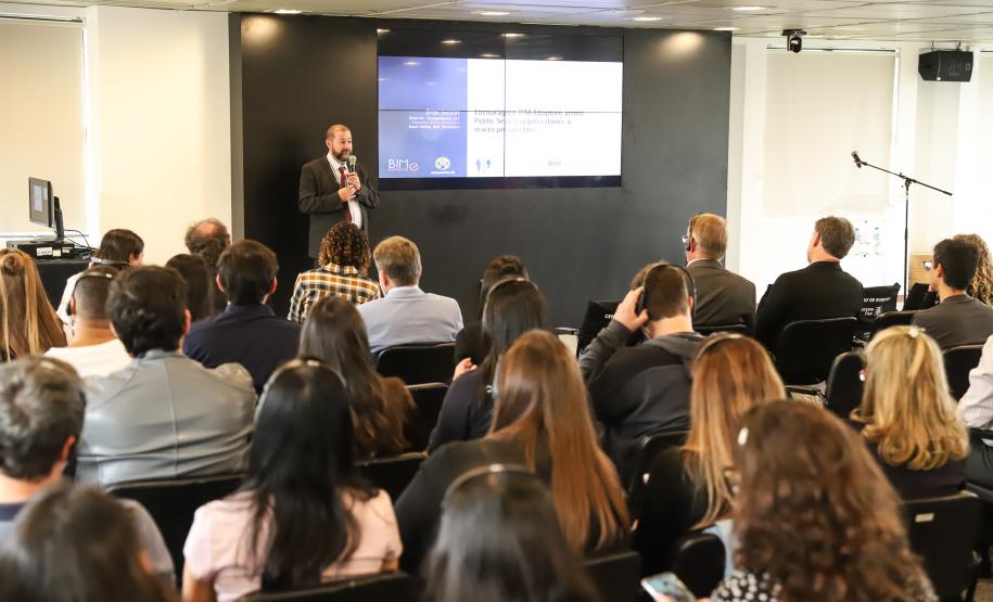 Secretaria de Infraestrutura promove evento INOVA BIM PR: Construindo o Paraná Digital. Foto: Rodrigo Félix Leal / SEIL