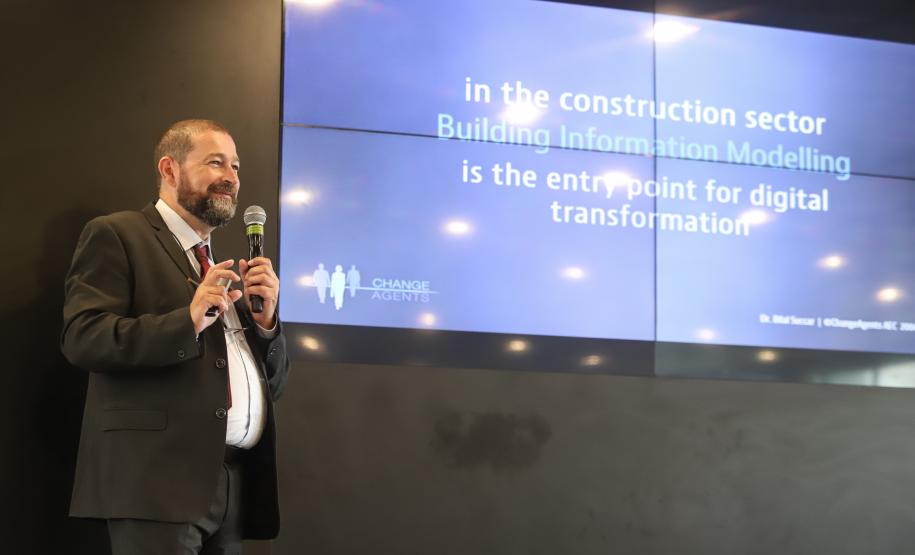 Secretaria de Infraestrutura promove evento INOVA BIM PR: Construindo o Paraná Digital. Foto: Rodrigo Félix Leal / SEIL