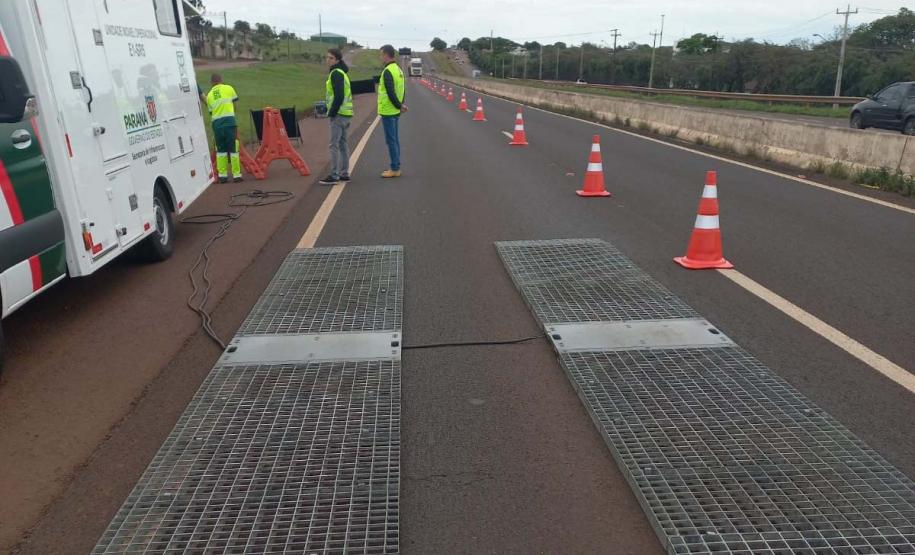 Balanças rodoviárias da regional Oeste do DER-PR