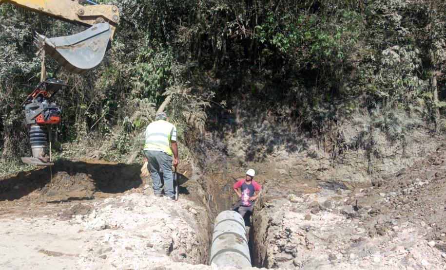 Conservação rodovia não pavimentada RMC Foto: DER