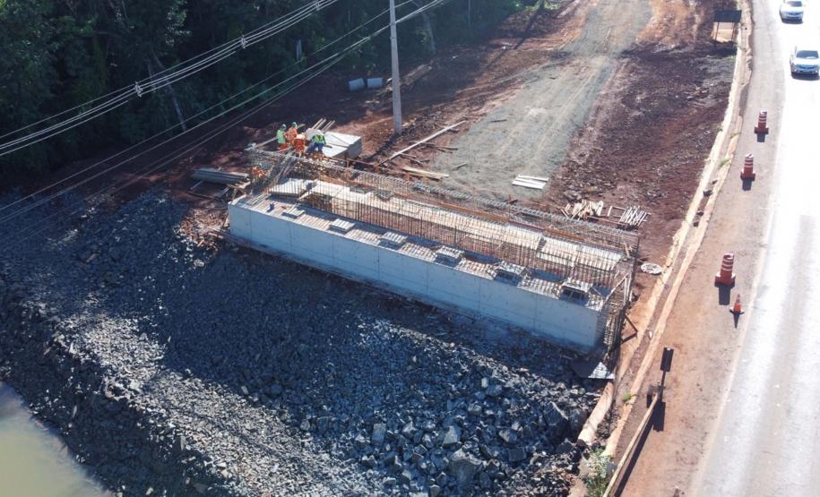 Com avanço dos projetos ambientais, medição mostra evolução da duplicação da Rodovia das Cataratas Foto: DER