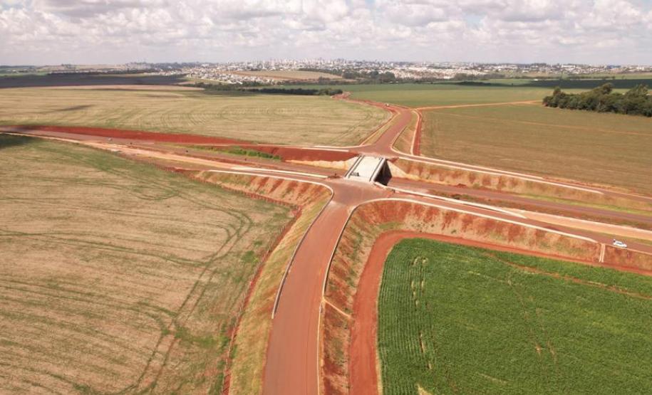 Duplicação do Contorno Oeste de Cascavel recebe os últimos ajustes Foto: DER