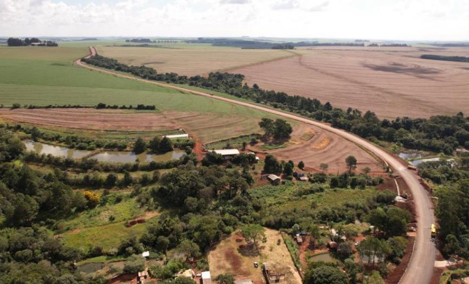 Duplicação do Contorno Oeste de Cascavel recebe os últimos ajustes Foto: DER