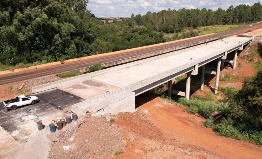 Duplicação do Contorno Oeste de Cascavel recebe os últimos ajustes Foto: DER