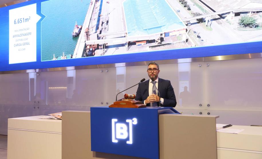 Diretor-presidente da Portos do Paraná, Luiz Fernando Garcia.Foto: Claudio Neves/Portos do Paraná