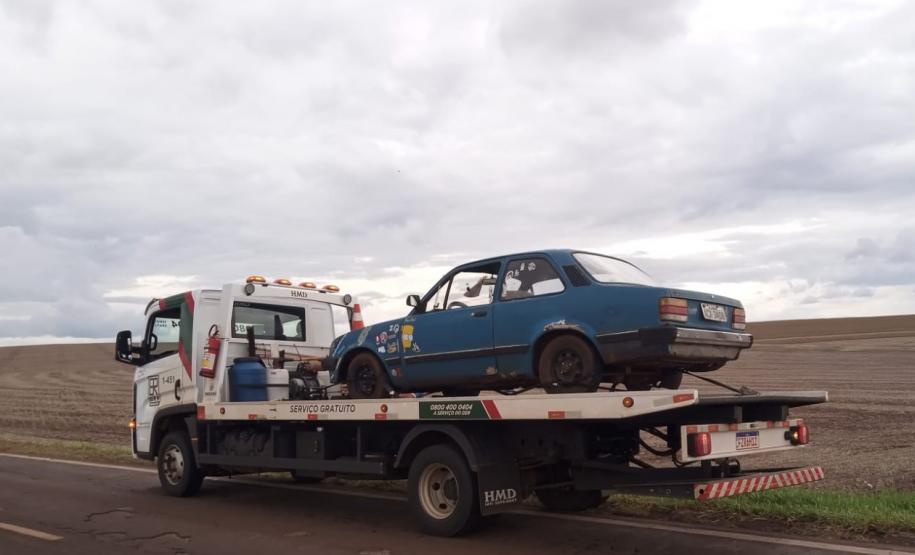 Operação de tráfego rodoviário -  guincho