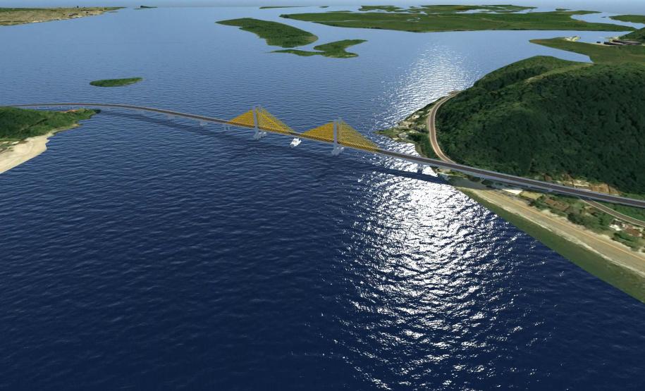 Projeto da Ponte de Guaratuba.