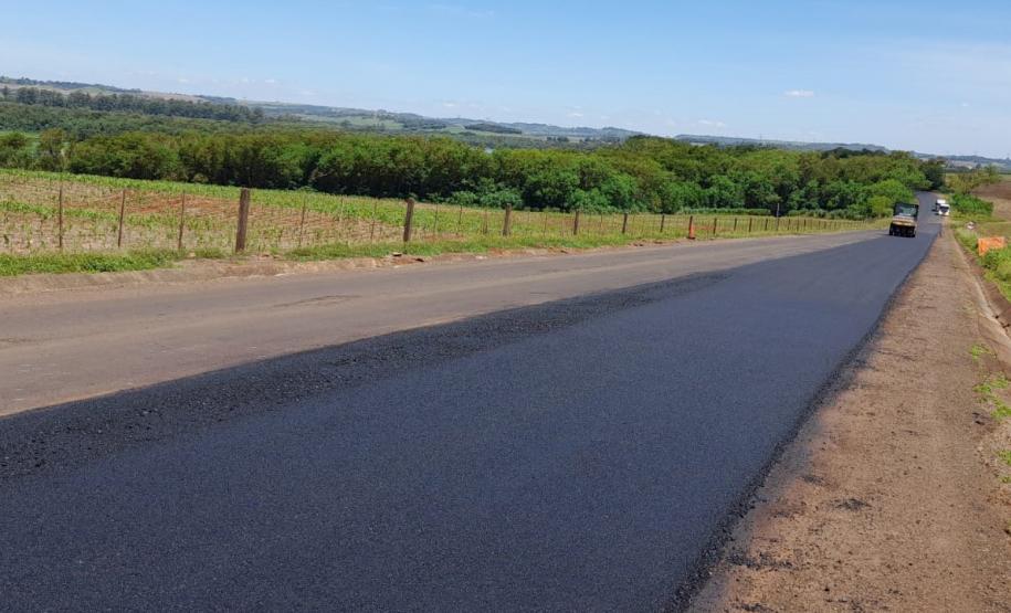 PR-497 Missal a São Miguel do Iguaçu conservação Foto: DER